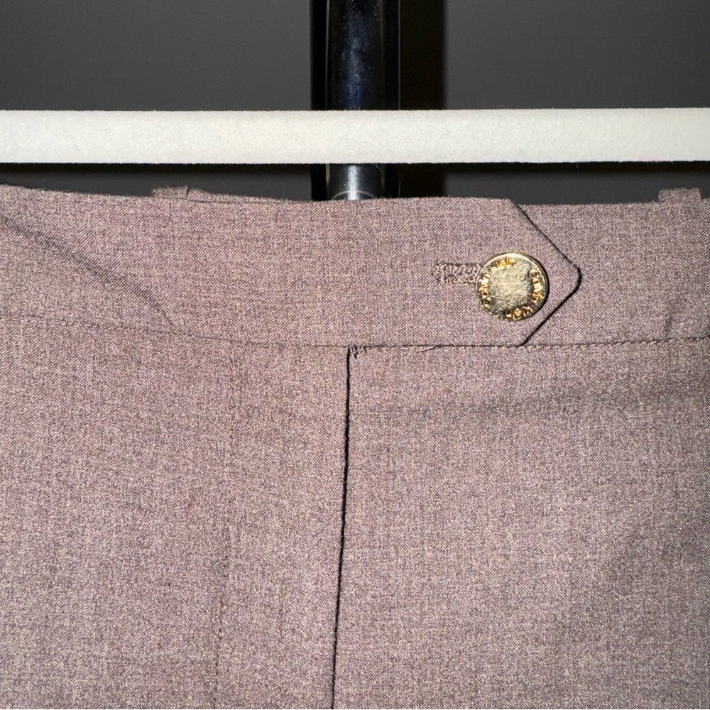 Calvin Klein Women’s Modern Fit Size 10 Brown Business Slacks Pants - Picture 2 of 7